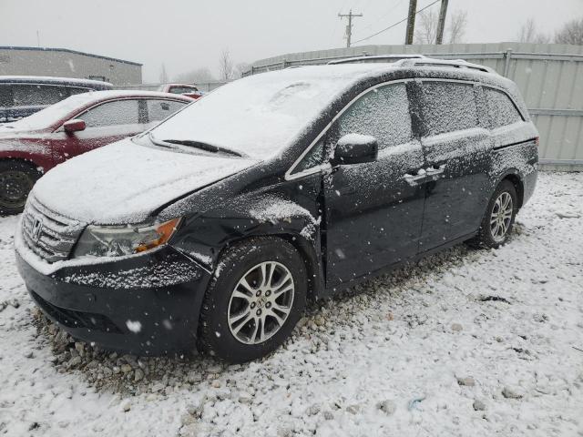 HONDA ODYSSEY EX 2013 with VIN 5FNRL5H62DB077996 - Photo from auction