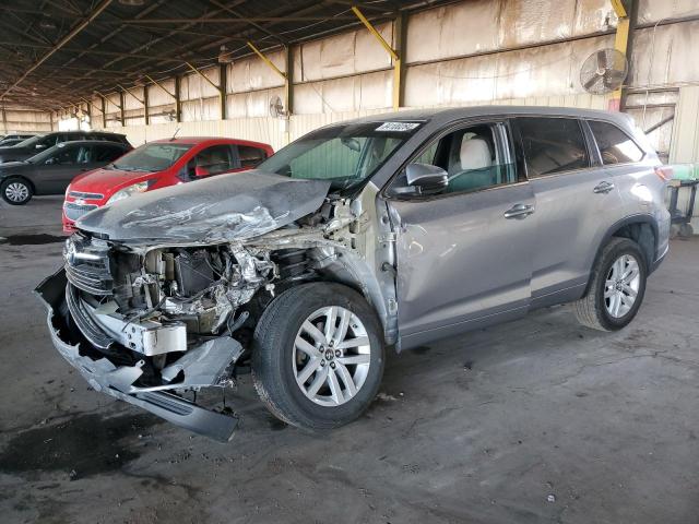 TOYOTA HIGHLANDER 2016 with VIN 5TDZKRFH1GS174685 - Photo from auction