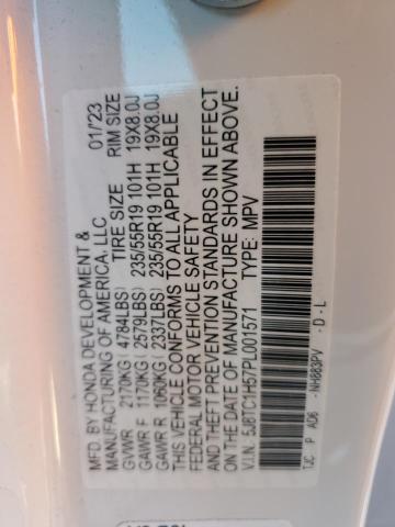 Photo 14 from auction – 2023 ACURA RDX TECHNO with VIN 5J8TC1H57PL001571