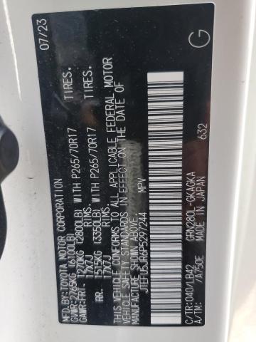 Photo 14 from auction – 2023 TOYOTA 4RUNNER SR with VIN JTEFU5JR6P5297244
