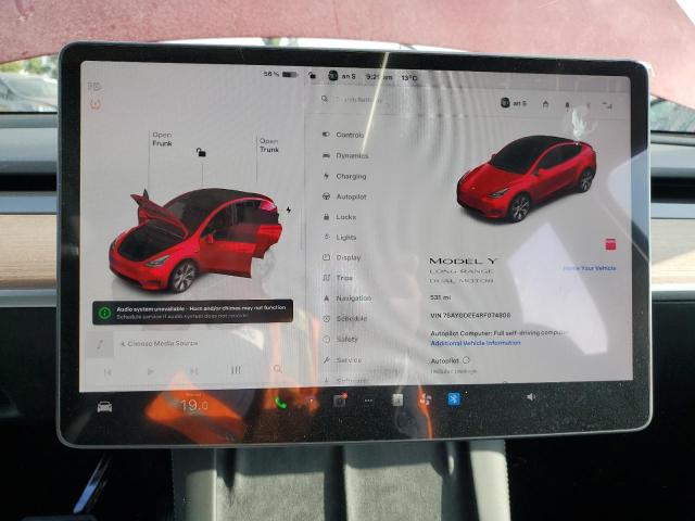 Photo 9 from auction – 2024 TESLA MODEL Y with VIN 7SAYGDEE4RF074808