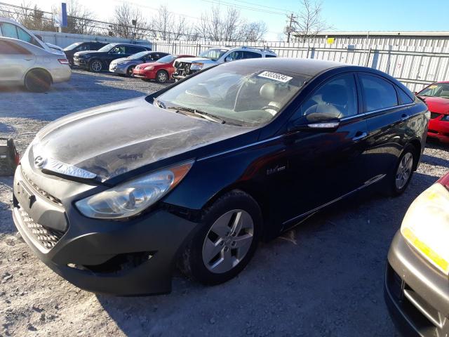 HYUNDAI SONATA HYB 2012 with VIN KMHEC4A48CA059670 - Photo from auction