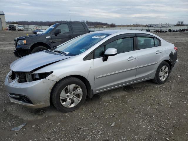 HONDA CIVIC LX 2013 with VIN 19XFB2F56DE033780 - Photo from auction