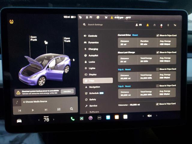 Photo 9 from auction – 2021 TESLA MODEL Y with VIN 5YJYGDEF1MF246632