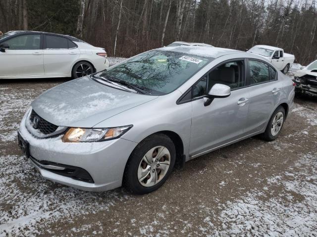 HONDA CIVIC LX 2013 with VIN 2HGFB2F41DH043260 - Photo from auction