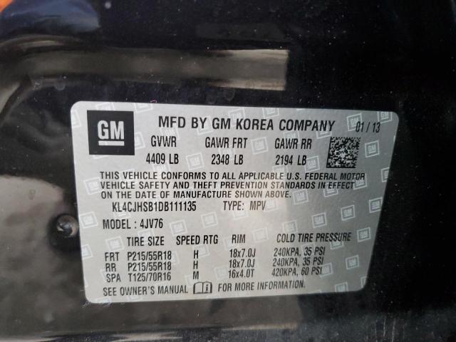 Photo 14 from auction – 2013 BUICK ENCORE PRE with VIN KL4CJHSB1DB111135