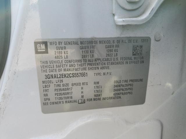 Photo 14 from auction – 2012 CHEVROLET CAPTIVA SP with VIN 3GNAL2EK2CS557661