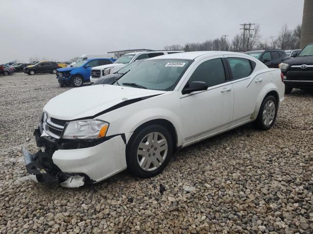 DODGE AVENGER SE 2012 with VIN 1C3CDZAB3CN325825 - Photo from auction