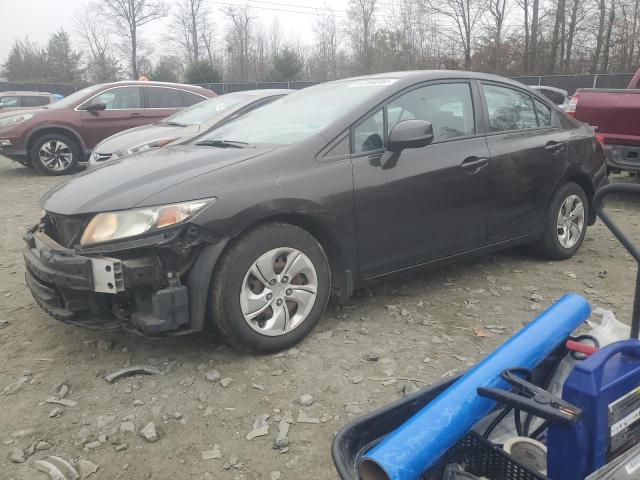 HONDA CIVIC LX 2013 with VIN 2HGFB2F56DH587620 - Photo from auction