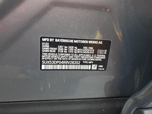 Photo 14 from auction – 2024 BMW X3 XDRIVE3 with VIN 5UX53DP04R9V28352