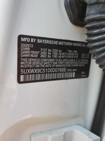 Photo 14 from auction – 2013 BMW X3 XDRIVE2 with VIN 5UXWX9C51D0D07668