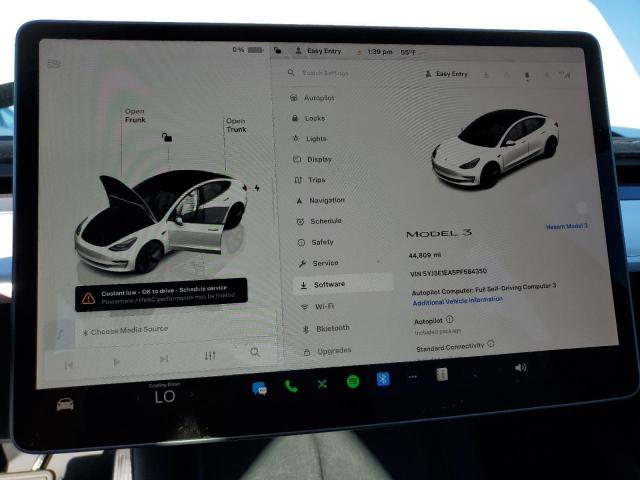 Photo 9 from auction – 2023 TESLA MODEL 3 with VIN 5YJ3E1EA5PF584350