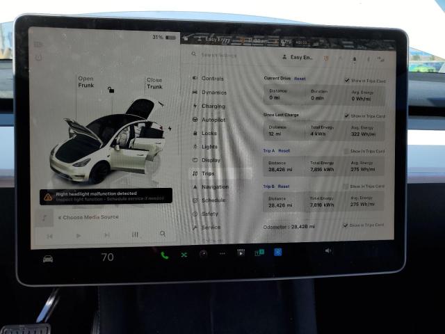 Photo 9 from auction – 2024 TESLA MODEL Y with VIN 7SAYGDEE2RA265477
