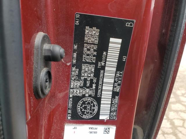Photo 14 from auction – 2011 TOYOTA SIENNA XLE with VIN 5TDYK3DCXBS028696