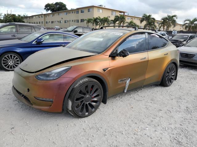TESLA MODEL Y 2023 with VIN 7SAYGDEF8PF859287 - Photo from auction