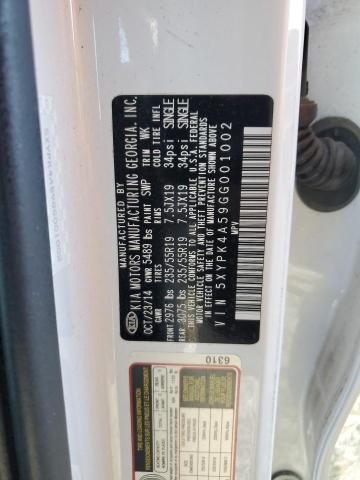 Photo 14 from auction – 2016 KIA SORENTO SX with VIN 5XYPK4A59GG001002