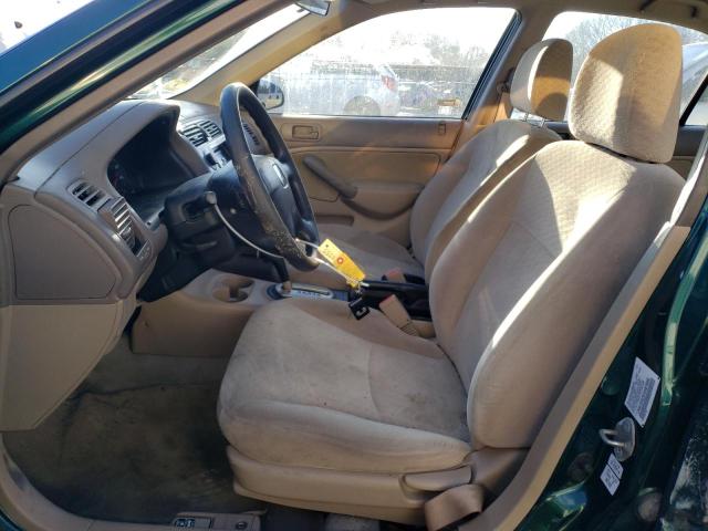 Photo 7 from auction – 2001 HONDA CIVIC DX with VIN 2HGES16261H567696