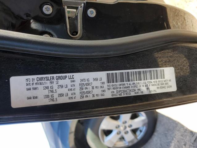 Photo 14 from auction – 2012 DODGE JOURNEY SX with VIN 3C4PDCBGXCT341234