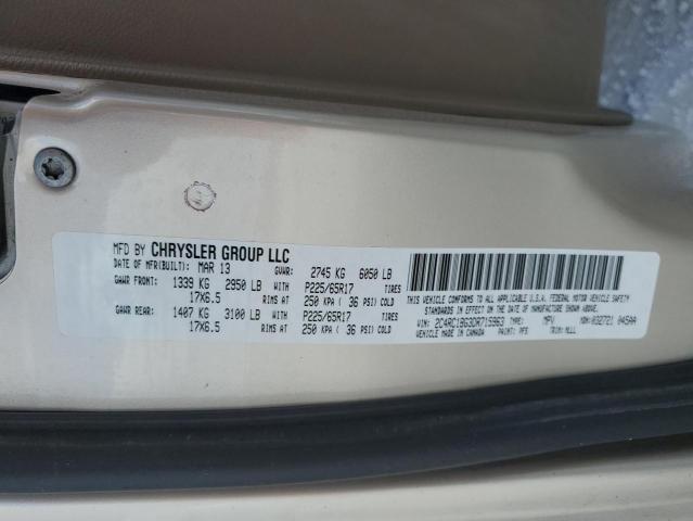 Photo 14 from auction – 2013 CHRYSLER TOWN & COU with VIN 2C4RC1BG3DR715963