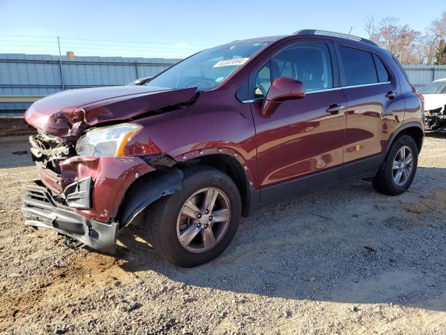CHEVROLET TRAX 1LT 2016 with VIN 3GNCJPSB8GL162836 - Photo from auction