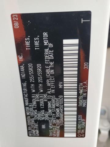 Photo 14 from auction – 2024 TOYOTA GRAND HIGH with VIN 5TDAAAB54RS010928