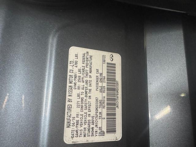 Photo 10 from auction – 2016 INFINITI Q50 BASE with VIN JN1CV7AP6GM203287