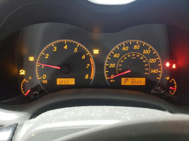 Photo 9 from auction – 2009 TOYOTA COROLLA BA with VIN JTDBL40E599036360