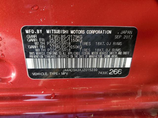 Photo 14 from auction – 2018 MITSUBISHI OUTLANDER with VIN JA4AD3A3XJZ015230