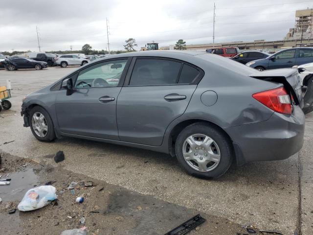 Photo 2 from auction – 2012 HONDA CIVIC LX with VIN 19XFB2F52CE044127