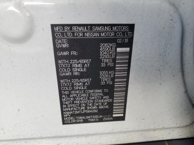 Photo 14 from auction – 2018 NISSAN ROGUE S with VIN KNMAT2MT1JP564292