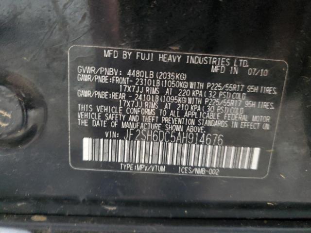 Photo 14 from auction – 2010 SUBARU FORESTER 2 with VIN JF2SH6DC5AH914676
