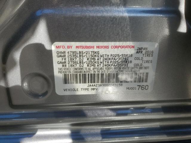 Photo 14 from auction – 2016 MITSUBISHI OUTLANDER with VIN JA4AZ3A30GZ043158