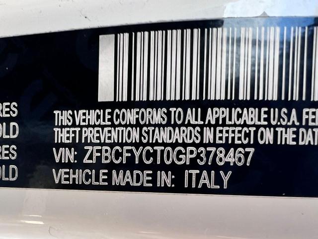 Photo 10 from auction – 2016 FIAT 500X TREKK with VIN ZFBCFYCT0GP378467
