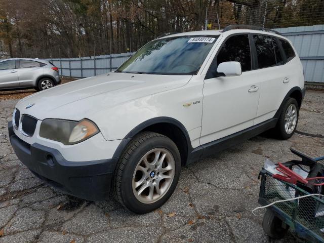 BMW X3 2.5I 2004 with VIN WBXPA734X4WC36571 - Photo from auction