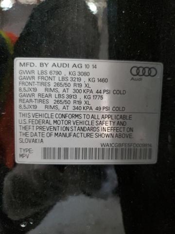 Photo 14 from auction – 2015 AUDI Q7 PREMIUM with VIN WA1CGBFE5FD009814