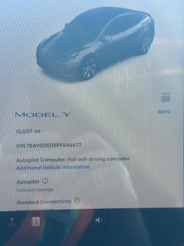 Photo 9 from auction – 2023 TESLA MODEL Y with VIN 7SAYGDED5PF949477