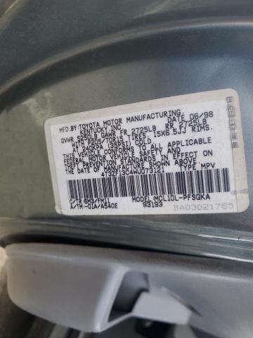 Photo 14 from auction – 1998 TOYOTA SIENNA LE with VIN 4T3ZF13C4WU073121