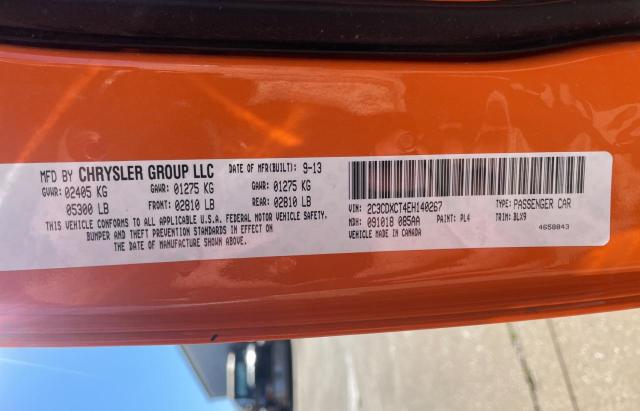 Photo 10 from auction – 2014 DODGE CHARGER R/ with VIN 2C3CDXCT4EH140267