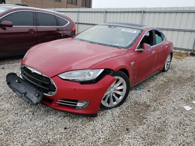 TESLA MODEL S 2015 with VIN 5YJSA1E41FF105874 - Photo from auction