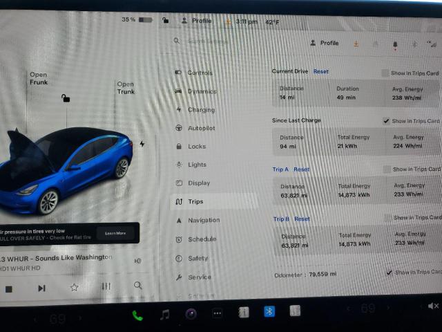 Photo 9 from auction – 2023 TESLA MODEL 3 with VIN 5YJ3E1EA7PF433624