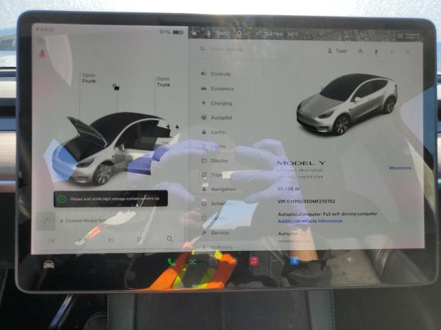 صورة رقم 9 من المزاد - 2021 TESLA MODEL Y مع VIN 5YJYGDEE0MF270752