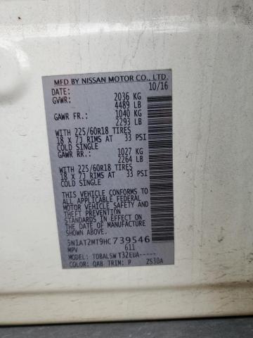 Photo 14 from auction – 2017 NISSAN ROGUE S with VIN 5N1AT2MT9HC739546
