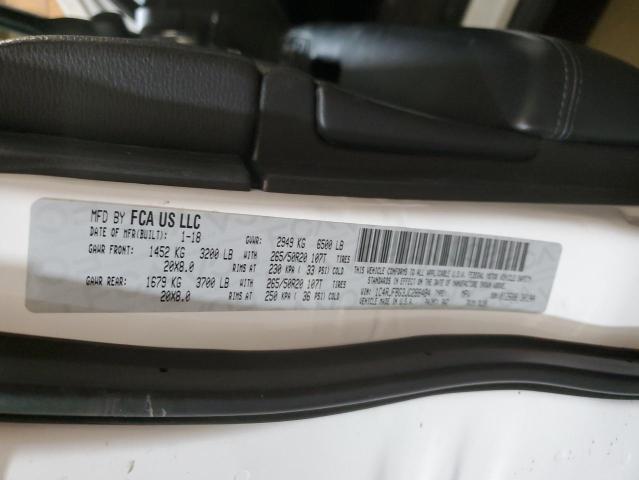 Photo 14 from auction – 2018 JEEP GRAND CHER with VIN 1C4RJFBG3JC288484