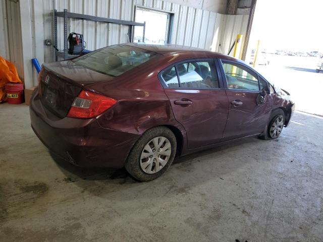 Photo 3 from auction – 2012 HONDA CIVIC LX with VIN 19XFB2F50CE321454