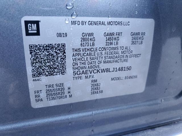 Photo 14 from auction – 2020 BUICK ENCLAVE AV with VIN 5GAEVCKW8LJ148150