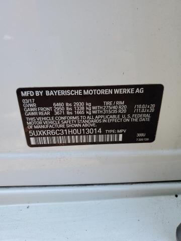 Photo 14 from auction – 2017 BMW X5 XDRIVE5 with VIN 5UXKR6C31H0U13014