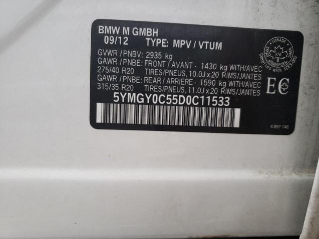 Zdjęcie 14 z aukcji – 2013 BMW X5 M z VIN 5YMGY0C55D0C11533