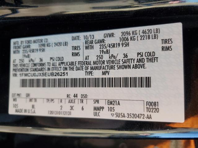 Photo 14 from auction – 2014 FORD ESCAPE TIT with VIN 1FMCU0JX5EUB26251
