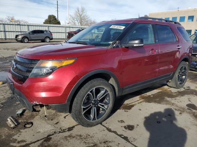 FORD EXPLORER S 2014 with VIN 1FM5K8GT3EGA75039 - Photo from auction