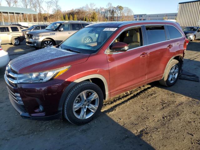 TOYOTA HIGHLANDER 2017 with VIN 5TDYZRFH6HS225610 - Photo from auction